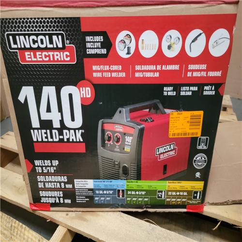 CALIFORNIA AS-IS LINCOLN ELECTRIC 140 WELD-PAK