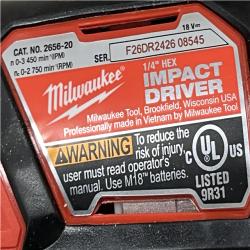 AS-IS Milwaukee 18V Lithium-Ion Cordless Drill Driver/Impact Driver Combo Kit