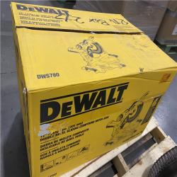 As-Is- DEWALT 15 Amp Corded 12 in. Double Bevel Sliding Compound Miter Saw