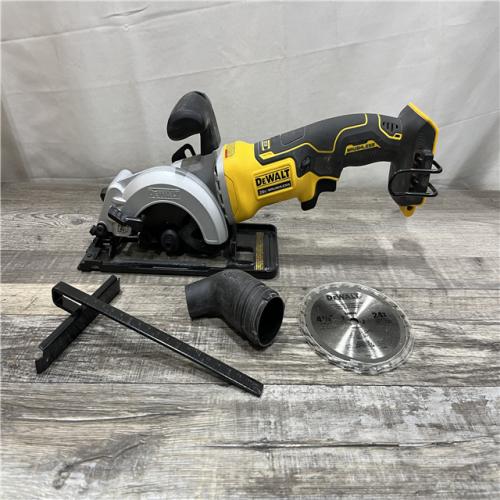 AS-IS DEWALT ATOMIC 20V MAX Cordless Brushless 4-1/2 in. Circular Saw (Tool Only)