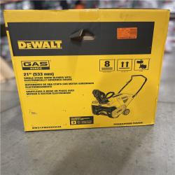 DALLAS LOCATION- NEW!- DEWALT 21 in. 208 cc E-Gov Electric Start Gas Single-Stage Snow Blower