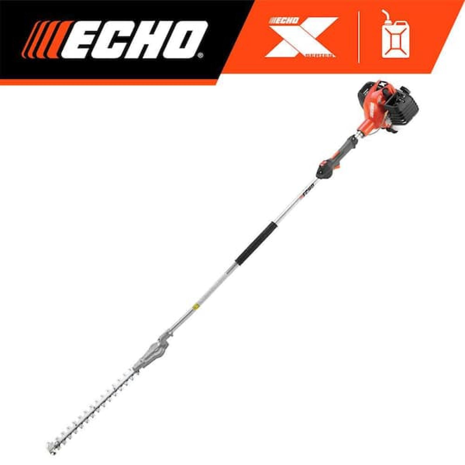 Phoenix ECHO 21 in. Blades 25.4 cc Gas 2-Stroke X Series Pro Commercial Grade 51 in. Shafted Hedge Trimmer with Offset for Wide Cuts