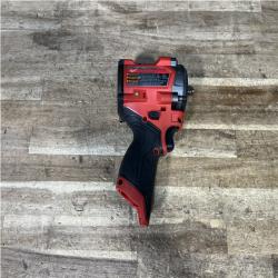 Houston Location AS-IS Milwaukee FUEL 12V Lithium-Ion Brushless Cordless Stubby 3/8 in. Impact Wrench (Tool-Only)