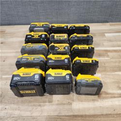 HOUSTON LOCATION - AS-IS DEWALT BATTERY PACK QTY - 15