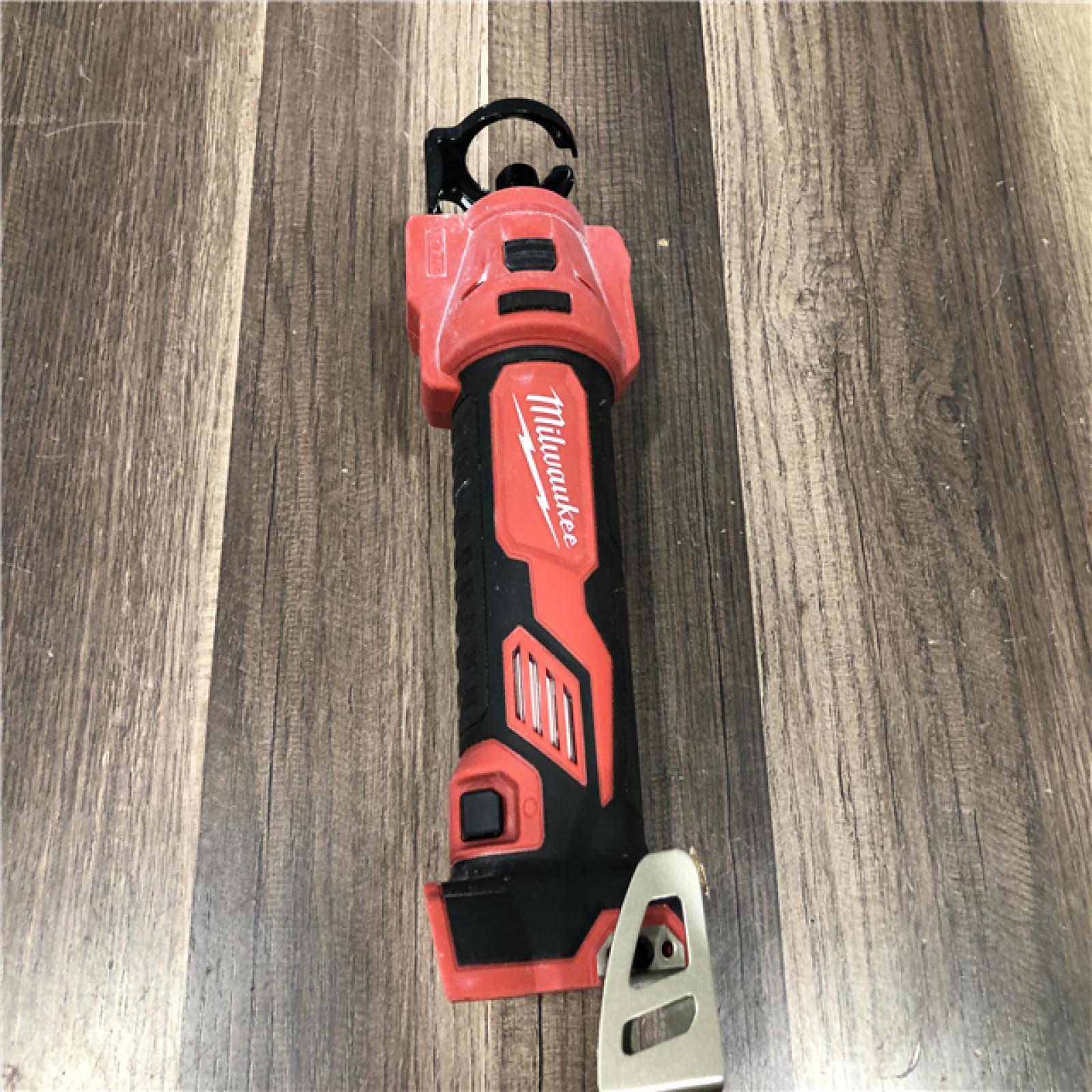 AS-IS Milwaukee 18V Lithium-Ion Cordless Drywall Cut Out Rotary Tool (Tool-Only)