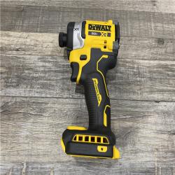 AS-IS DEWALT 20V MAX XR Lithium-Ion Brushless Cordless 3-Speed High Torque 1/4 in. Impact Driver Kit