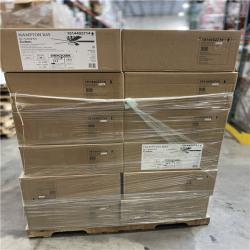 DALLAS LOCATION - Hampton Bay Colton 52 in. Indoor Brushed Nickel Standard Flush Mount Ceiling Fan PALLET -(35 UNITS)