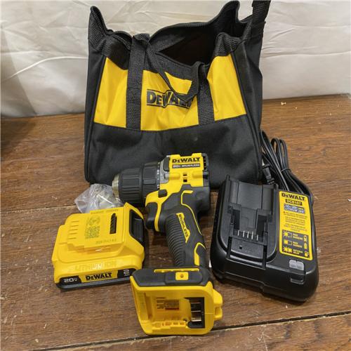 AS-IS DEWALT ATOMIC COMPACT SERIES 20V MAX* Brushless Cordless 1/2 Drill/Driver Kit
