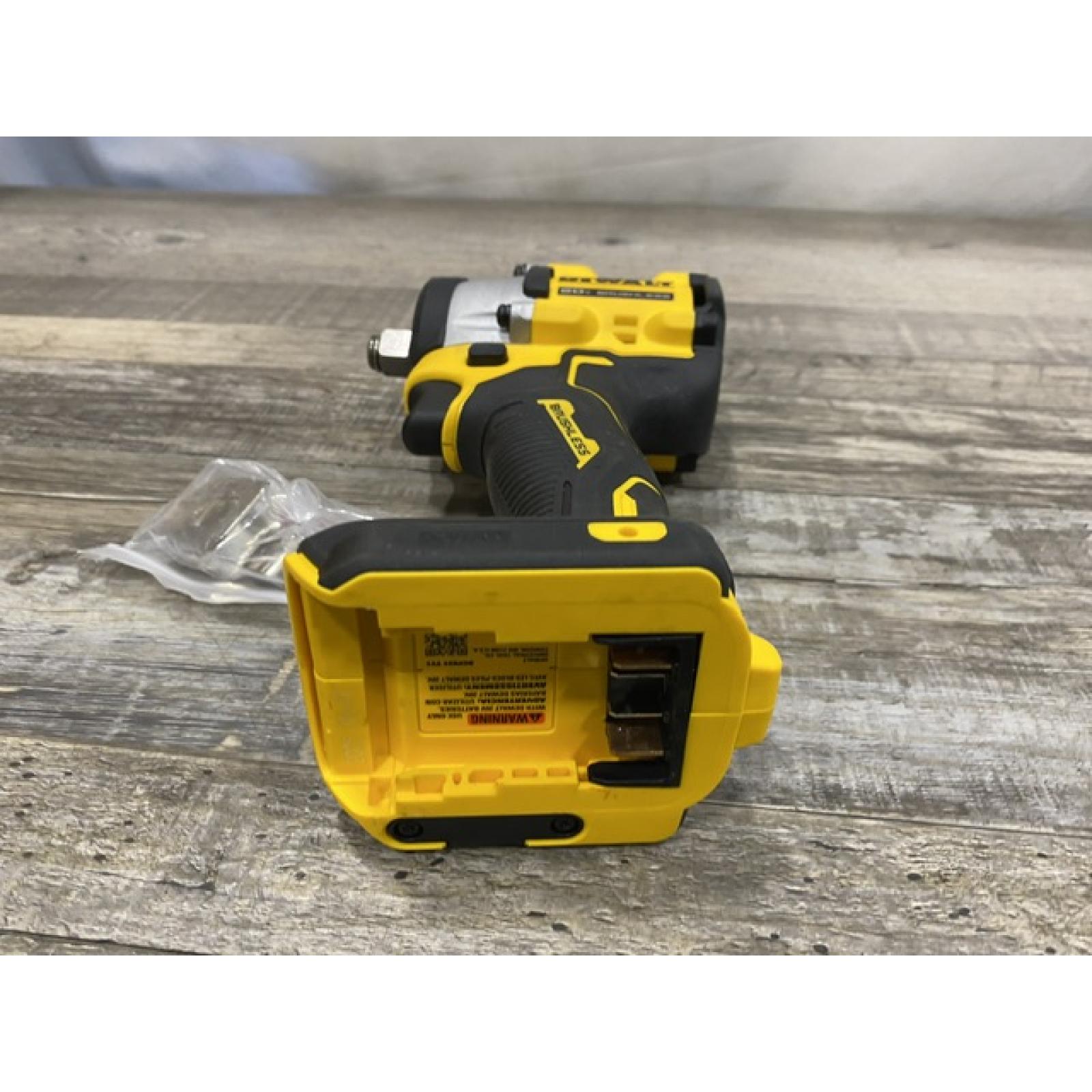 AS-IS DEWALT ATOMIC 20V MAX Cordless Brushless 1/2 in. Variable Speed Impact Wrench (Tool Only)