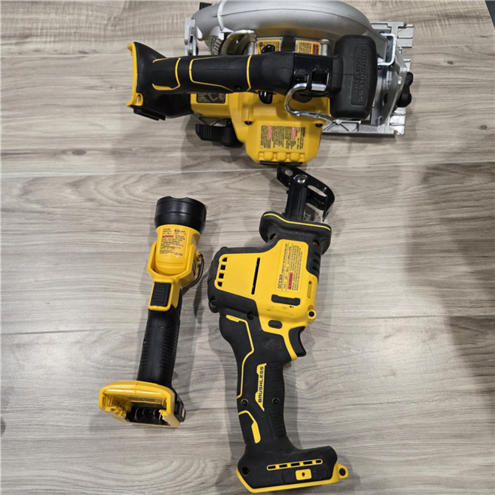 AS-IS DEWALT 20-Volt MAX Lithium-Ion Cordless 7-Tool Combo Kit with 2.0 Ah Battery, 5.0 Ah Battery and Charger
