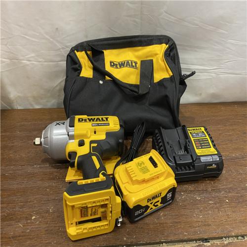 AS-IS Dewalt 20V MAX Lithium-Ion Cordless 1/2 in. Impact Wrench Kit