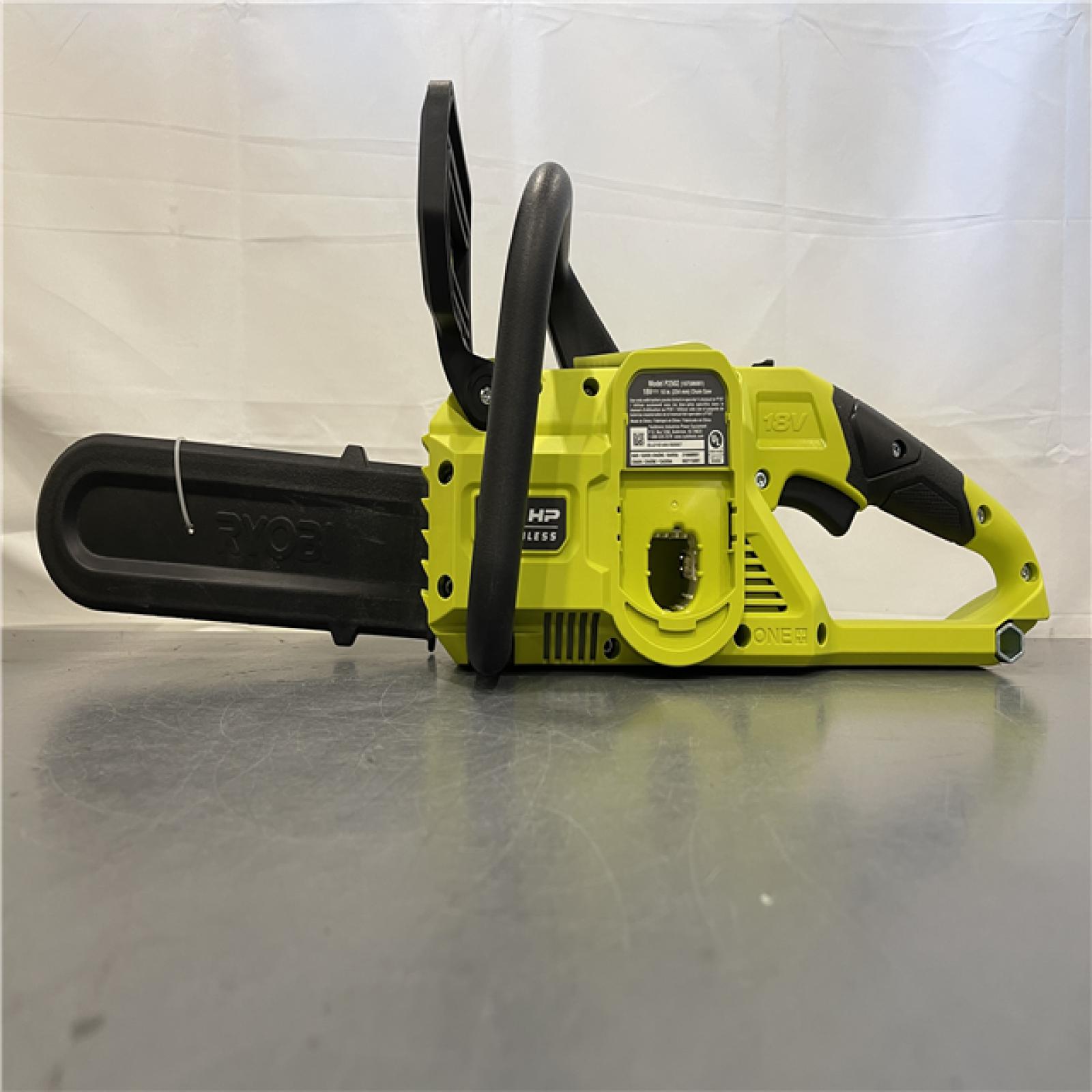 AS-IS - RYOBI ONE+ HP 18V Brushless 10 in. Battery Chainsaw (Tool Only)