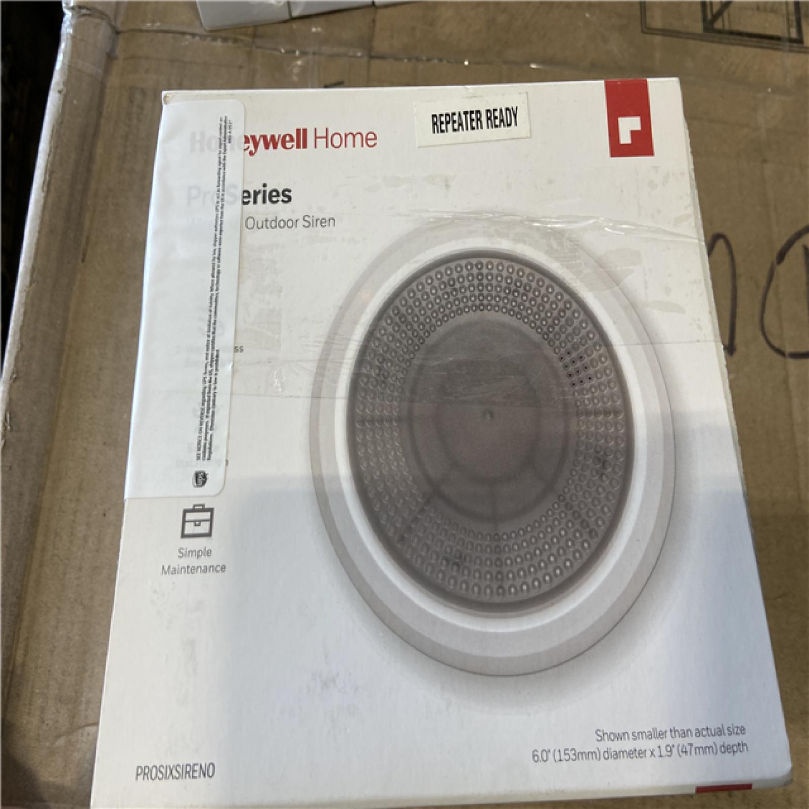 NEW! - PROSIXSIRENO Proseries Six Wireless Outdoor Siren by Honeywell (2 UNITS)