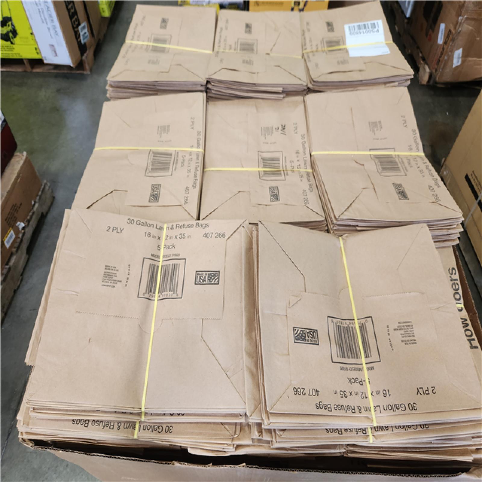 Phoenix NEW Home Depot 30 Gal. Paper Lawn and Leaf Bags (2 000 Count)