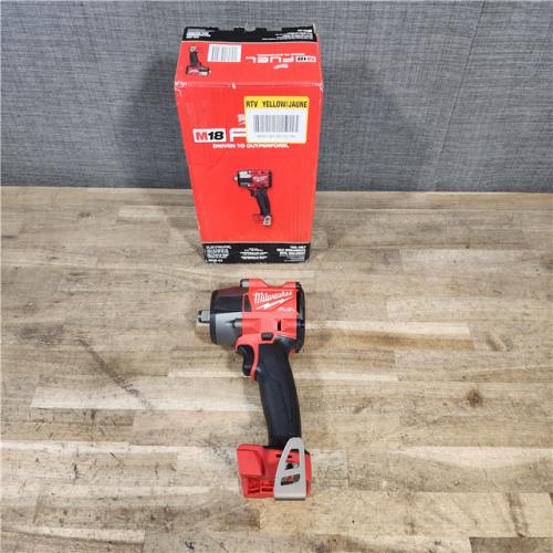 HOUSTON LOCATION - AS-IS Milwaukee M18 18V Fuel 1/2  Mid-Torque Impact Wrench Cordless Lithium-Ion Brushless with Friction Ring 2962-20 (TOOL ONLY)