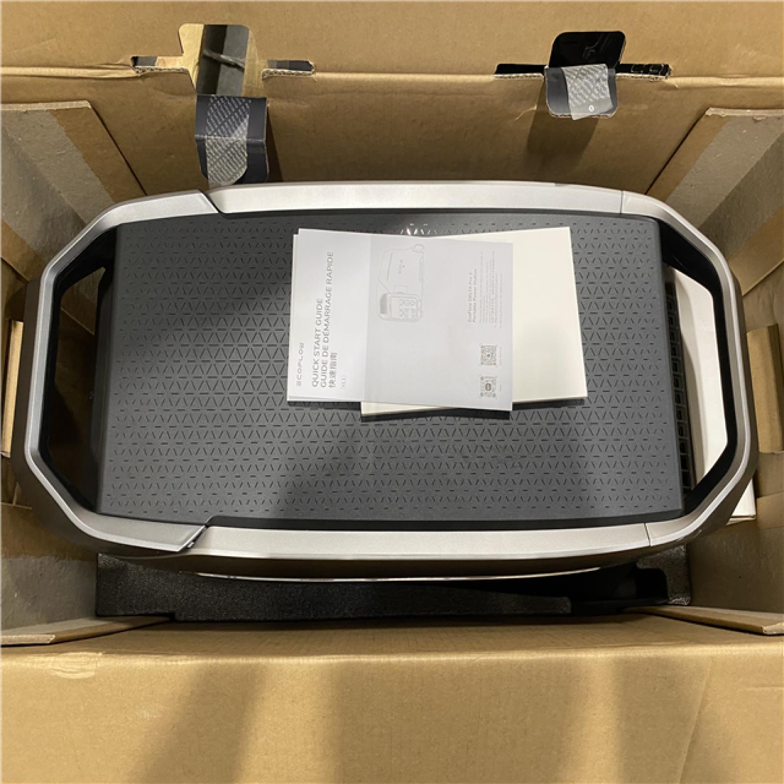 Dallas Location - As-Is EcoFlow 8000Wh DELTA Pro 3 with Extra Battery  4000W AC Output LFP Battery Generator  Home Use  Camping&RV  Push-Button Start