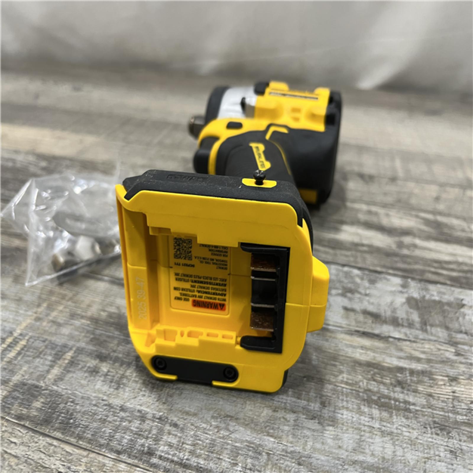 AS-IS DEWALT ATOMIC 20V MAX Cordless Brushless 1/2 in. Variable Speed Impact Wrench (Tool Only)