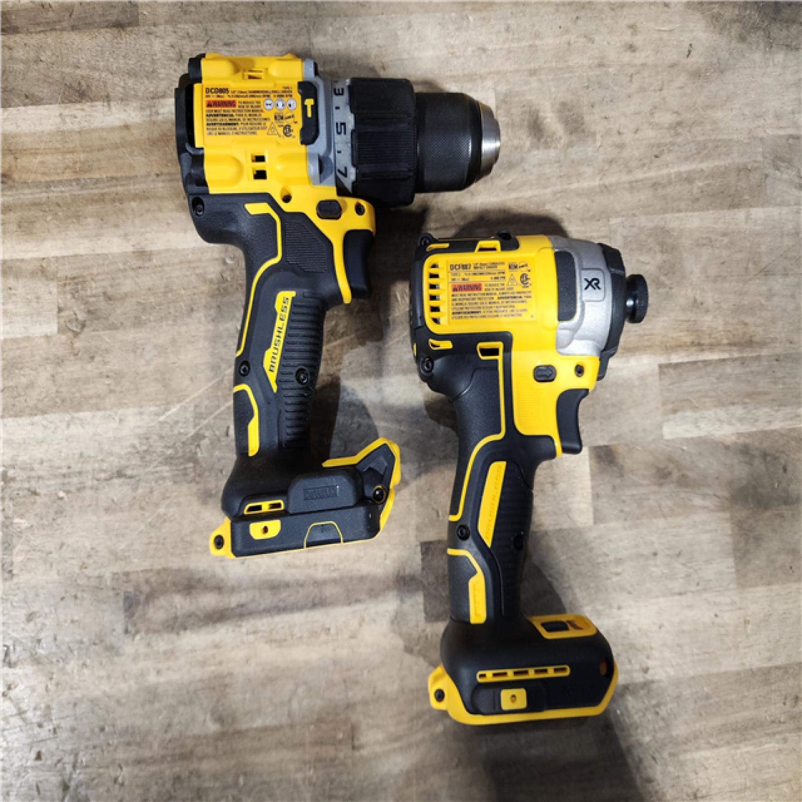 HOUSTON LOCATION - AS-IS Dewalt DCK249E1M1 20V MAX XR Brushless Lithium-Ion 1/2 in. Cordless Hammer Drill Driver and Impact Driver Combo Kit with 2 Battery