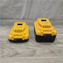 AS-IS DEWALT 20V MAX Lithium-Ion 6.0Ah and 4.0Ah Battery and Charger Starter Kit