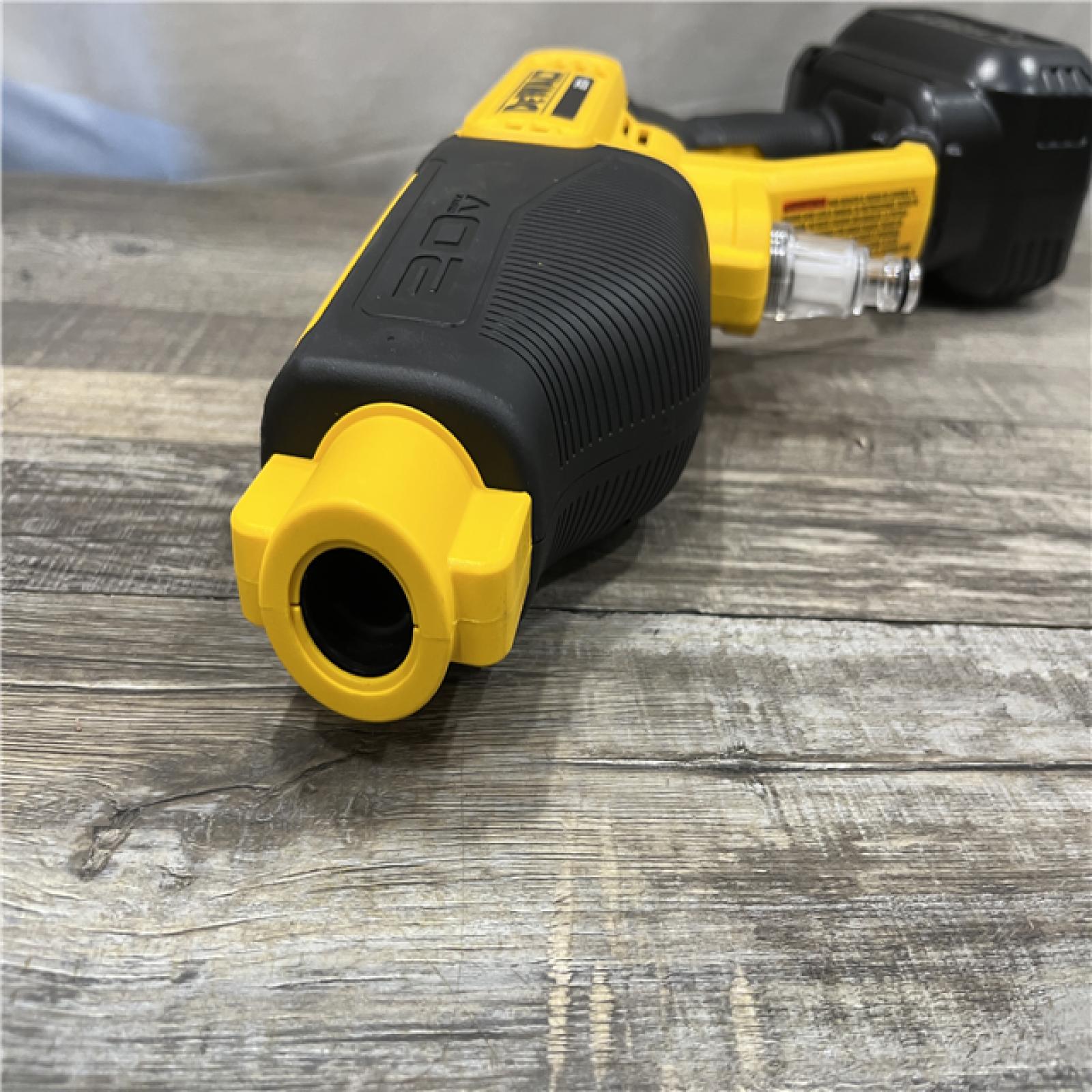 AS-IS DEWALT 20V MAX 550 PSI 1.0 GPM Cold Water Cordless Power Cleaner with 4-Nozzles (Tool Only)