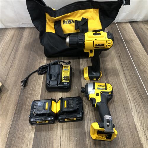 AS-IS DEWALT 20V MAX Cordless Drill/Impact 2 Tool Combo Kit