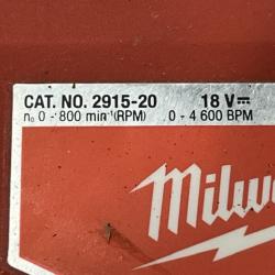 AS-IS Milwaukee FUEL 18V Lithium-Ion Brushless Cordless SDS-Plus 1-1/8 in. Rotary Hammer Drill (Tool-Only)