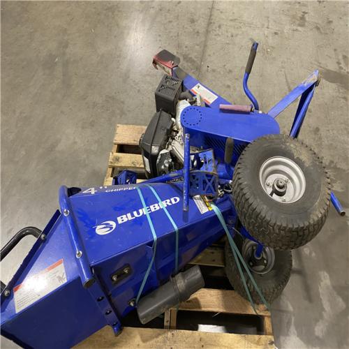 Dallas Location - As-Is Bluebird 4 in. 13 HP Gas Powered Chipper Shredder