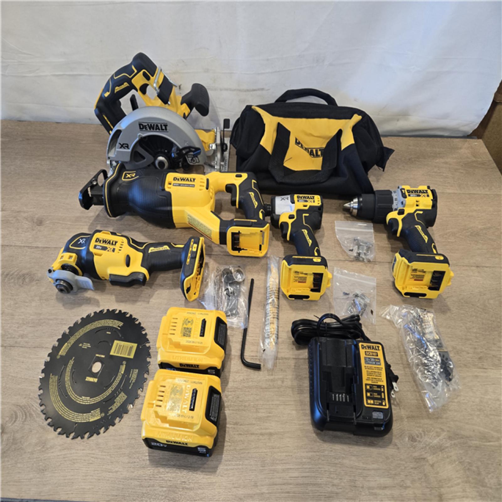 AS-IS DEWALT 20V Cordless 5-Tool Combo Kit