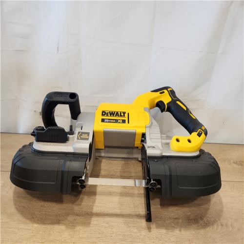 AS-IS- DEWALT 20-Volt MAX Lithium-Ion Cordless Brushless Deep Cut Band Saw (Tool-Only)