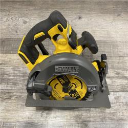 AS-IS DEWALT FLEXVOLT 60V MAX Cordless Brushless 7-1/4 in. Circular Saw with Brake (Tool Only)