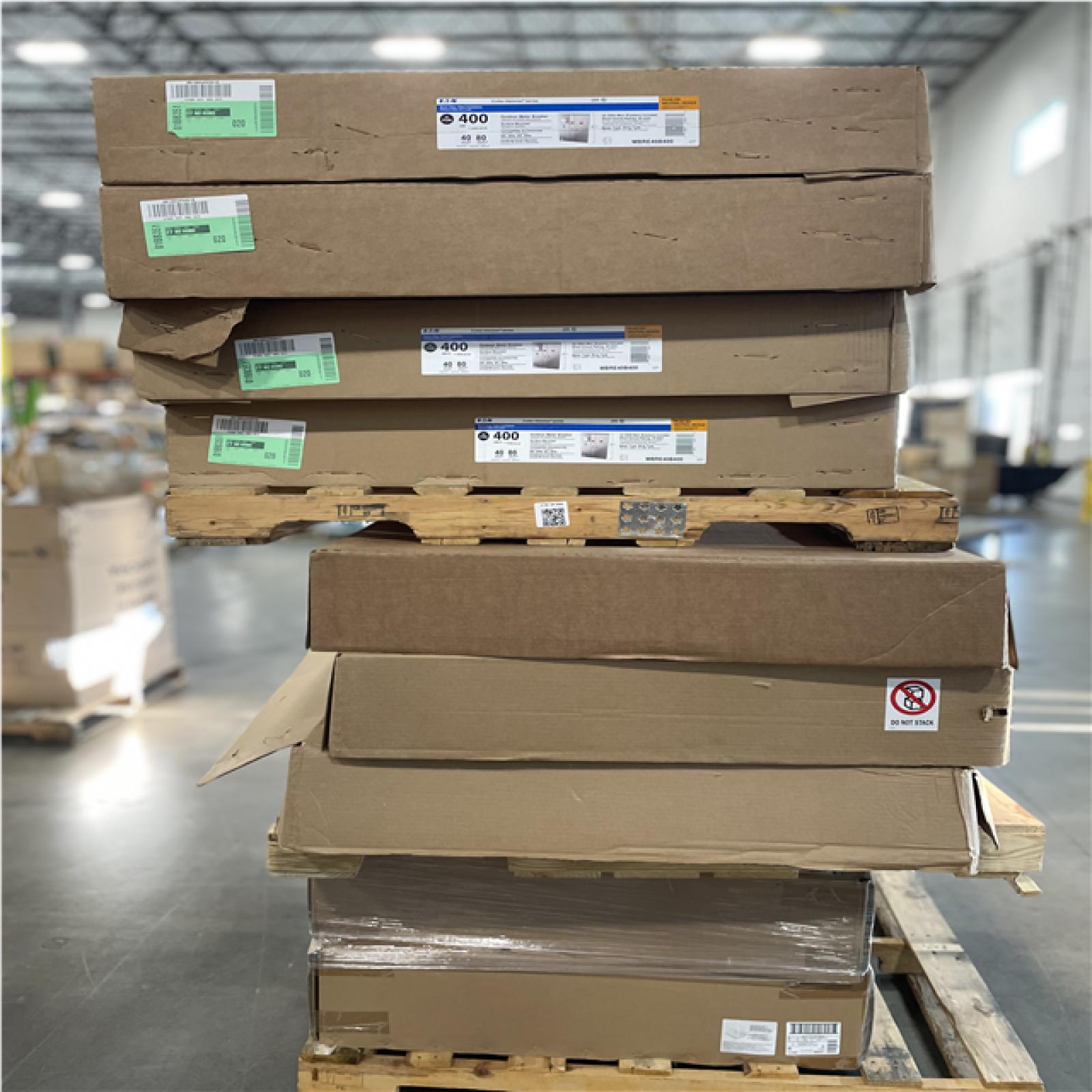 DALLAS LOCATION- AS-IS EATON CUTLER-Hammer Series Mixed Outdoor Main Breakers PALLET (11 Units)