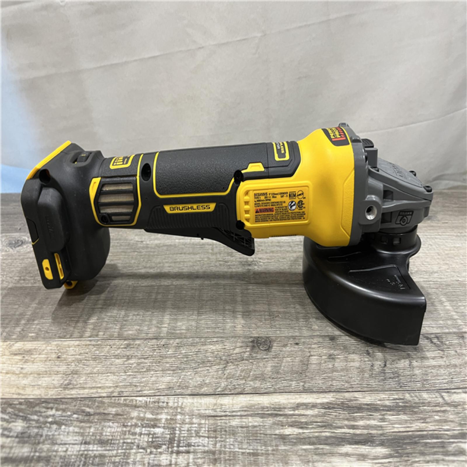 AS-IS DEWALT 20V XR Cordless 4-1/2. in. to 5 in. Variable Speed Angle Grinder (Tool Only)