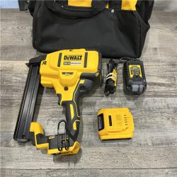 AS-IS DEWALT 20V MAX XR Lithium-Ion Cordless 18-Gauge Narrow Crown Stapler Kit