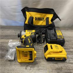 AS-IS DEWALT Atomic 20V Max Lithium-Ion Brushless Cordless Compact 1/4 in. Impact Driver Kit