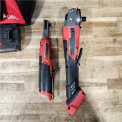 HOUSTON LOCATION - AS - IS Milwaukee 2 Tool Combo Kit W/ (2) Battery & Charger