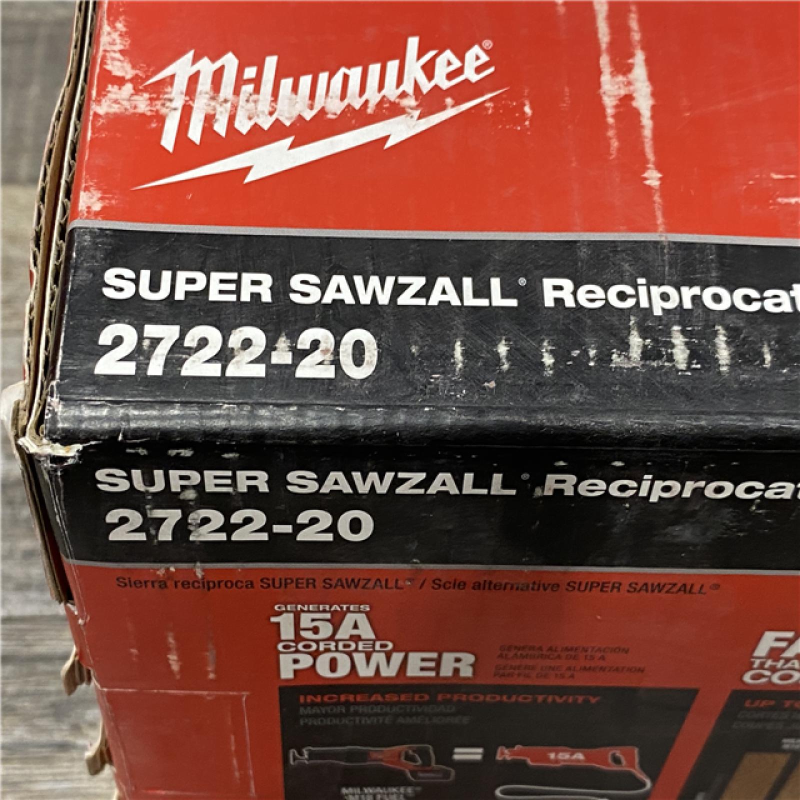 NEW - Milwaukee FUEL 18V Lithium-Ion Brushless Cordless Super SAWZALL Orbital Reciprocating Saw (Tool-Only)