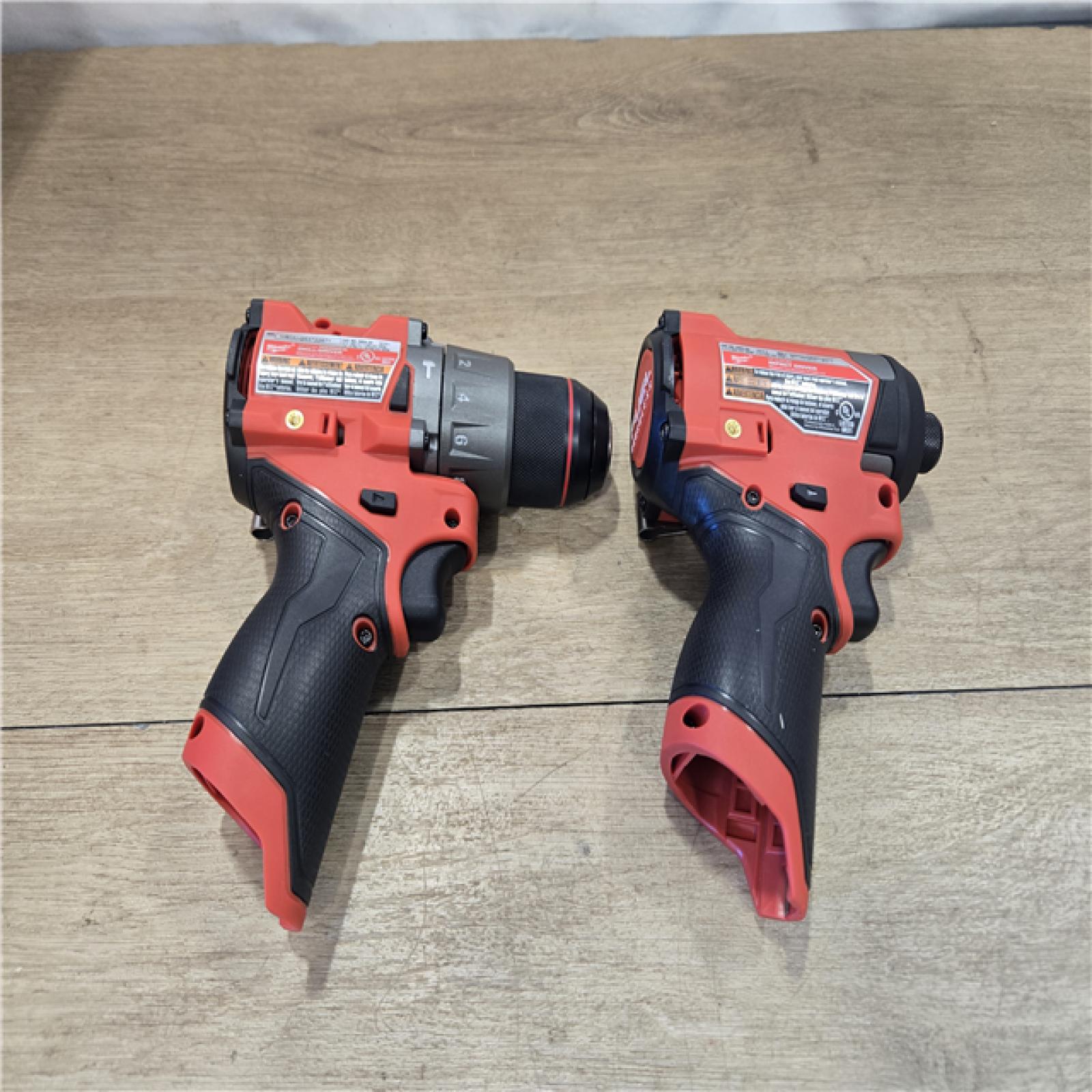 AS-IS Milwaukee FUEL 12V Cordless Hammer Drill and Impact Driver Combo Kit
