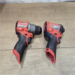 AS-IS Milwaukee FUEL 12V Cordless Hammer Drill and Impact Driver Combo Kit