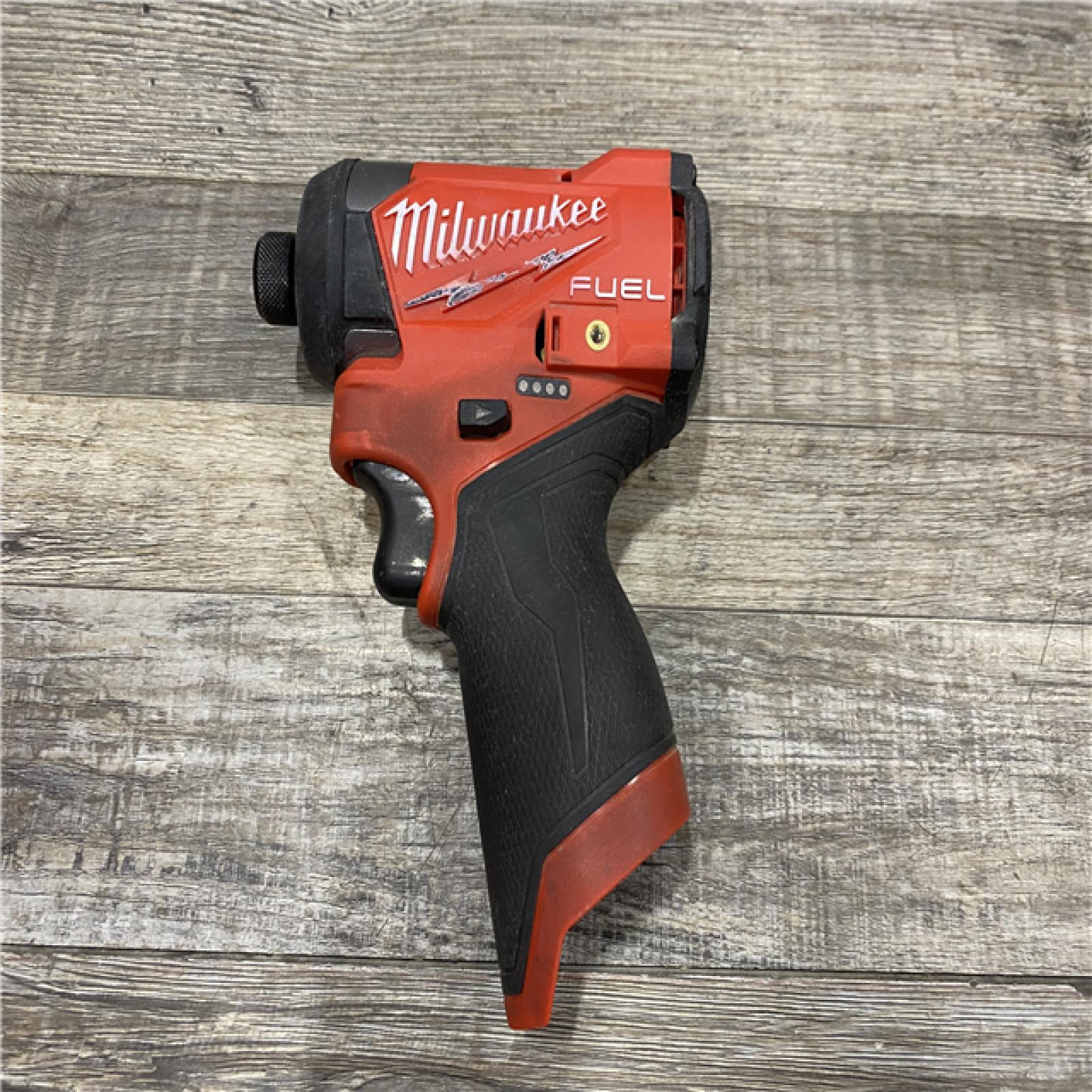 AS-IS Milwaukee FUEL 12-Volt Lithium-Ion Brushless Cordless 1/4 in. Hex Impact Driver Compact Kit