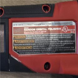 AS-IS Milwaukee FUEL18V Lithium-Ion Brushless Cordless 15MM DA Polisher (Tool-Only)