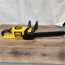 AS-IS DEWALT 60V MAX 16in. Brushless Battery Powered Chainsaw Kit with (1) FLEXVOLT 2Ah Battery & Charger