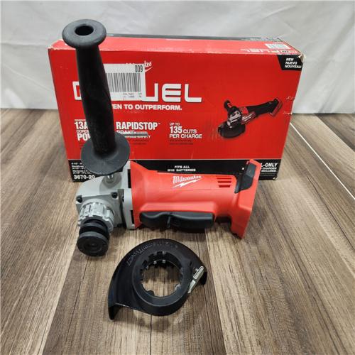AS-IS Milwaukee M18 FUEL 4-1/2-6 Braking Grinder, Paddle Switch