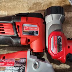 Houston Location AS-IS  Milwaukee 18V Lithium-Ion Cordless (8-Tool) Combo Kit