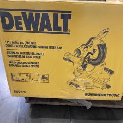 NEW- DeWalt 15 Amps 12 in. Corded Dual-Bevel Sliding Compound Miter Saw