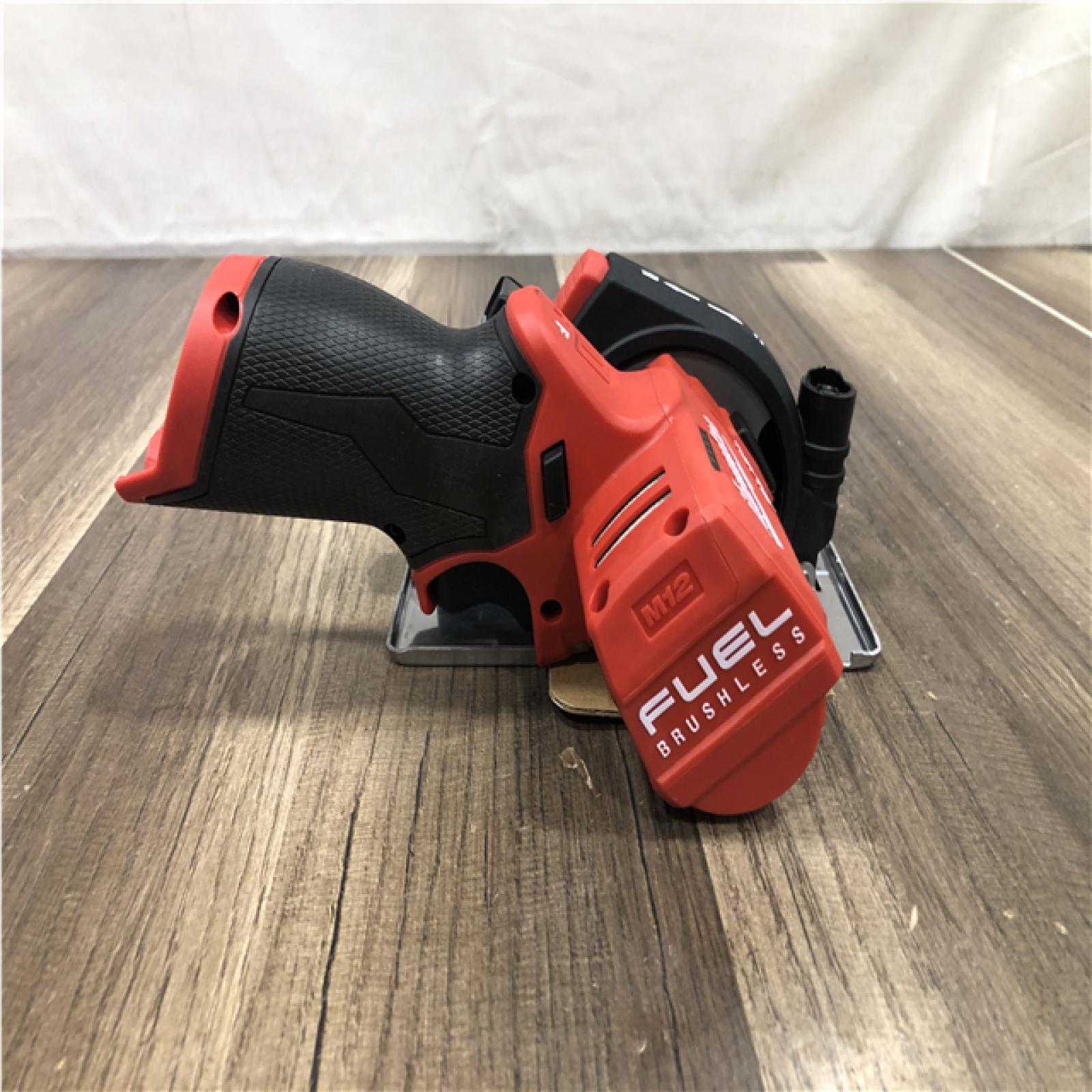 AS-IS Milwaukee FUEL 12V Lithium-Ion Brushless Cordless 3 in. Cut Off Saw (Tool-Only)