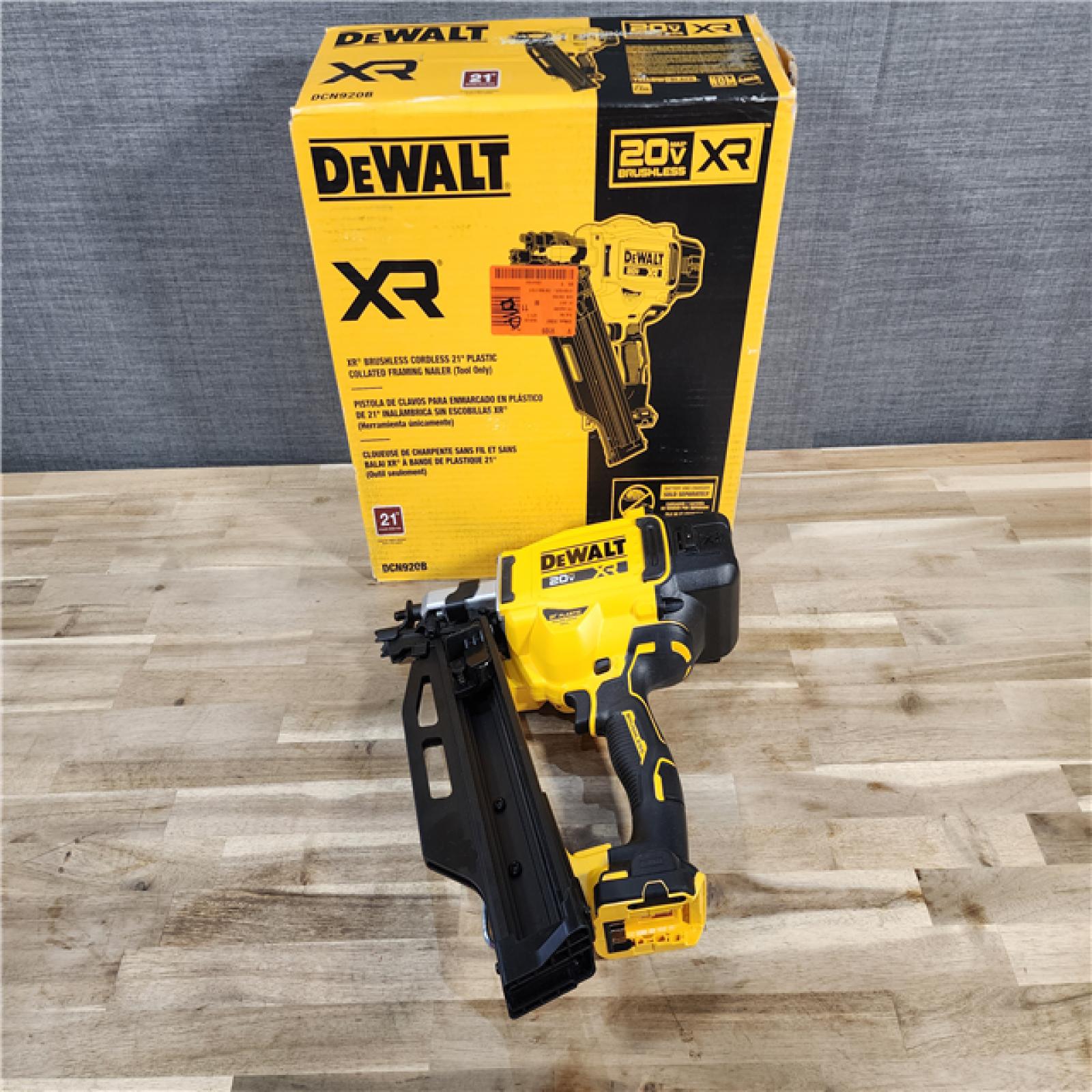 HOUSTON LOCATION - AS-IS DEWALT 20-Volt 21° Cordless Framing Nailer (Tool-Only)