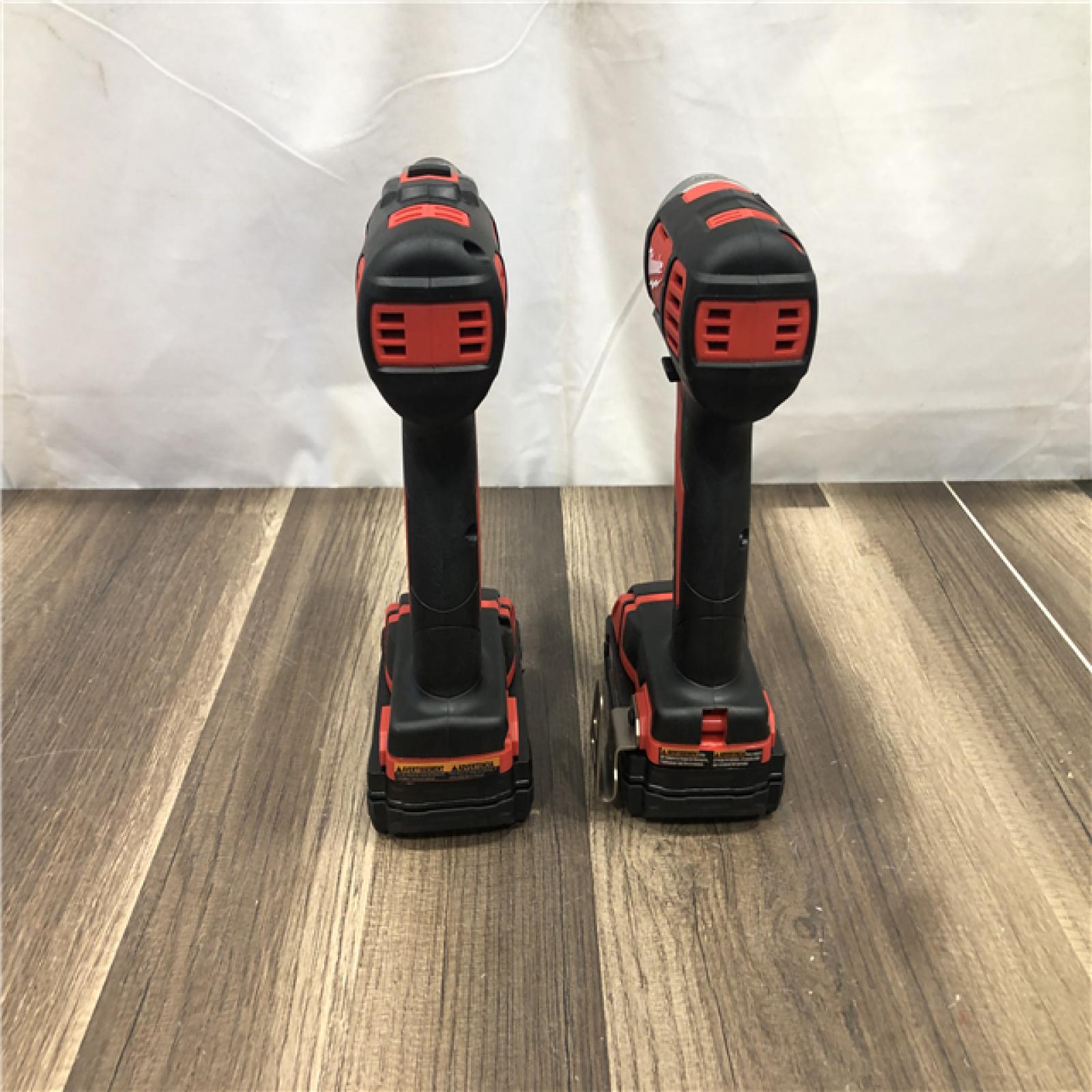 AS-IS Milwaukee 18V Lithium-Ion Cordless Drill Driver/Impact Driver Combo Kit