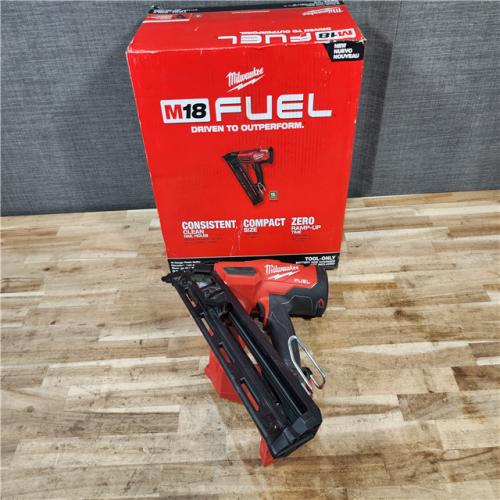 HOUSTON LOCATION - AS-IS Milwaukee FUEL 18-Volt Lithium-Ion Brushless Cordless Gen II 15-Gauge Angled Finish Nailer (Tool-Only)