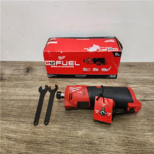 Phoenix Location NEW Milwaukee M12 FUEL 12V Lithium-Ion Brushless Cordless 1/4 in. Straight Die Grinder (Tool-Only)