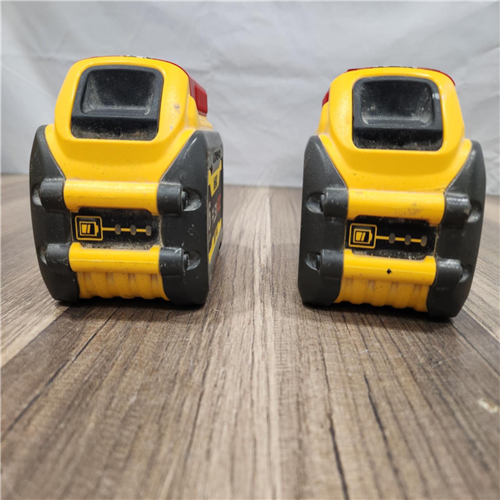 AS-IS - DEWALT FLEXVOLT 20V/60V MAX Lithium-Ion 6.0Ah Battery Pack (2 Pack)